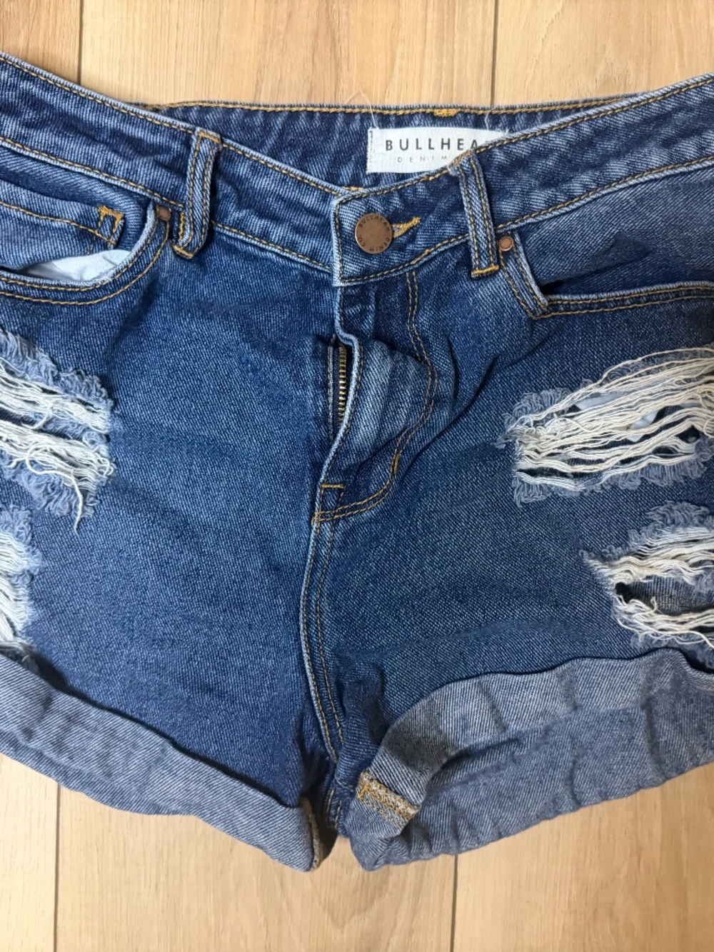 💙 Cool Girl Distressed Shorts | Bullhead 29 | High Rise Denim ✨